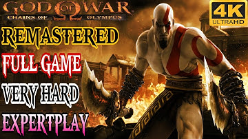 God Of War Chains Of Olympus Full Gameplay Walkthrough (VERY HARD) 4K 60FPS UHD RPCS3/PS5
