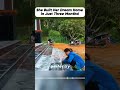 She Built Her Dream Home in Just Three Months!#viral #fyp #DreamHome #FromScratch #BuiltDifferent