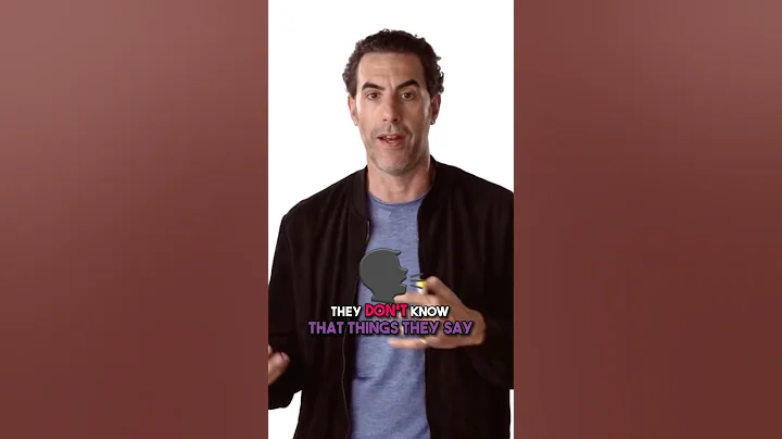 Sacha Baron Cohen talks about using real people to develop the story of Borat. #shorts #filmmaking