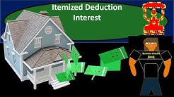 Interest Payments - Itemized Deduction Interest - Federal Income Tax 2018 2019 