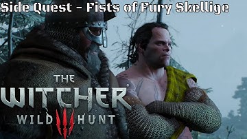 Witcher 3 Side Quest - Fists of Fury Skellige (PS4)