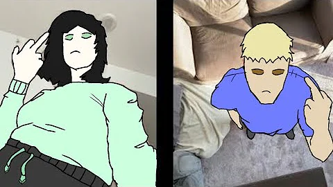 Kawata Akemi and Raymond Jacobs  drawing timelapse
