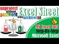 Unprotect Excel workbook and sheet without password