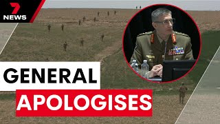 General Angus Campbell apologises at veteran suicide royal commission | 7 News Australia