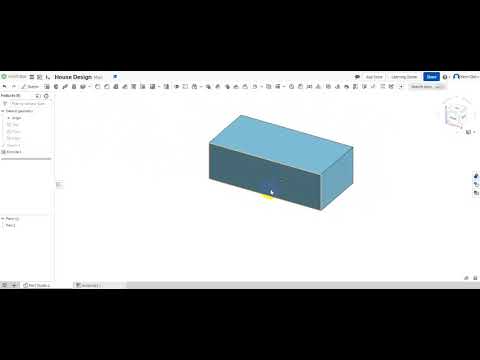 Onshape Video 5 House draft & shell features - YouTube