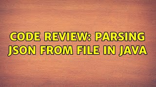 Code Review: Parsing JSON from file in Java Wealth