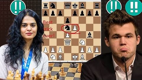 Extra outstanding Chess Game : 87 | Magnus Carlsen vs Tania Sachdev #chessgrandmaster