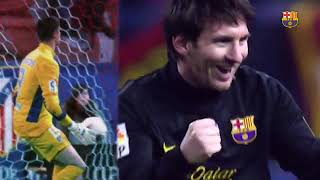 ALL MESSI GOALS AGAINST COURTOIS