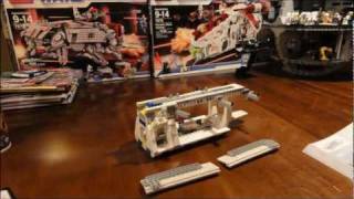 Building LEGO 7676 Republic Attack Gunship