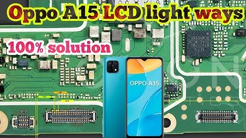 Oppo A15 LCD light not working problem solved|Oppo A15 LCD light ways|#thesoilboy