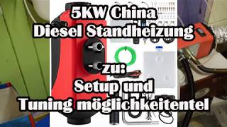 China Diesel Heizung 5KW - 2. Teil - Setup und Tuning Möglichkeiten 