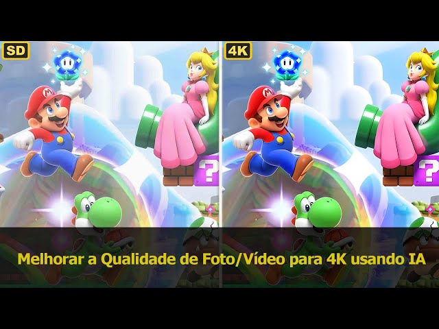 Poder da #IA: VideoProc e Mario Wonder no Nintendo Switch!