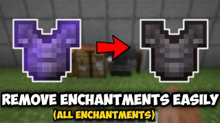 How To Remove Enchantments In Minecraft  (TUTORIAL)