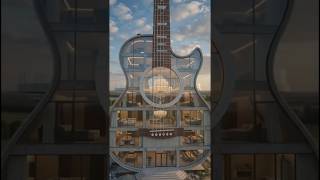 Guitar shape construction video #dreamhome consultancy trending viral Architecture youtube shorts 😍💟