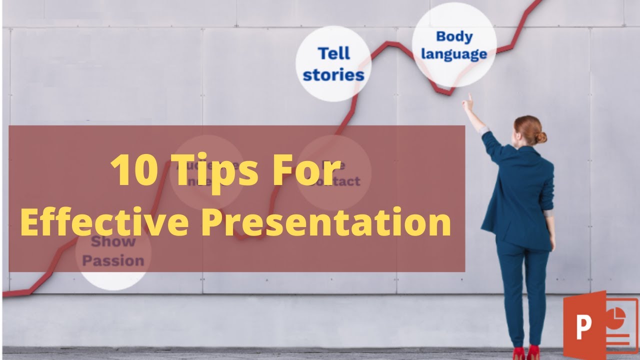 to make a presentation in english