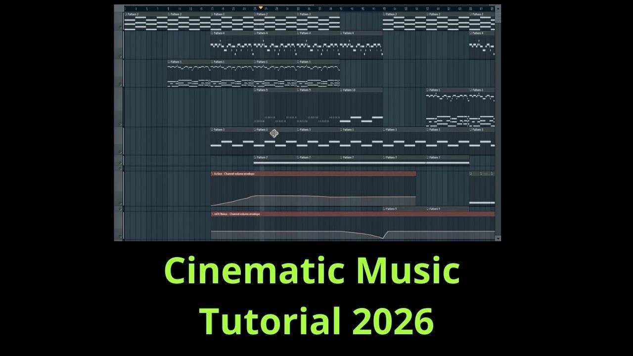 عمل موسيقى تصويرية سينمائية احترافية على FL Studio في 15 دقيقة | Cinematic Music Tutorial 2026