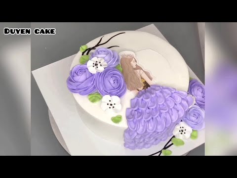 Cách làm bánh cô Gái siêu dễ thương - How to make a Super Cute Girl Cake - Duyen Cake | Foci