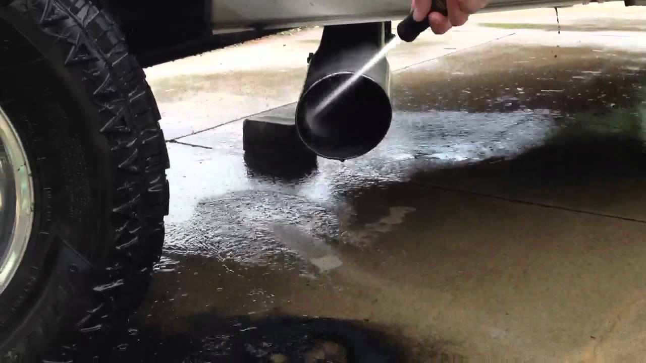 Cleaning Powerstroke's Exhaust Out YouTube