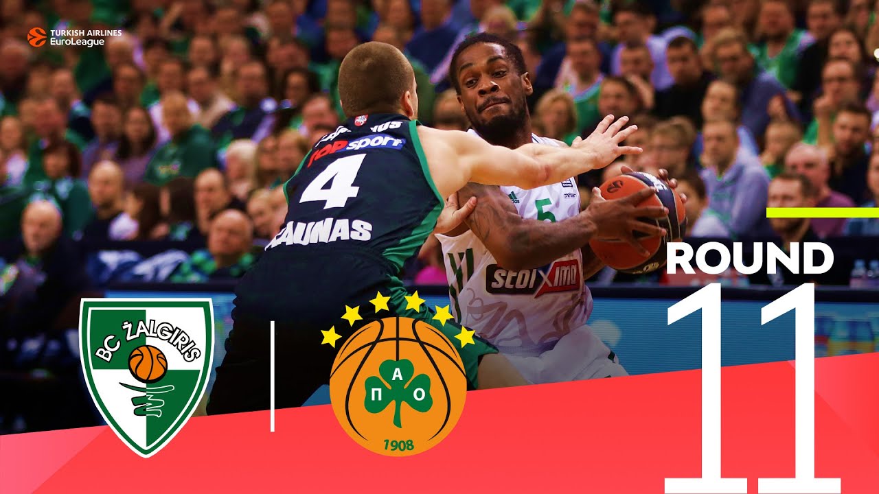Panathinaikos blasts Zalgiris on the road! | Round 11, Highlights | Turkish Airlines EuroLeague
