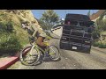 BICIS vs CAMIONES! MI VIDA CORRE PELIGRO!! - GTA V ONLINE