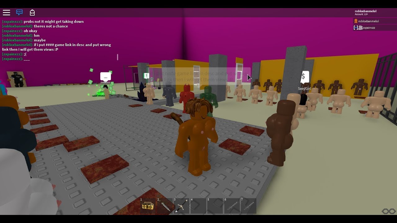 Nude Roblox Game Link In Desc Youtube - how to make your roblox avatar naked