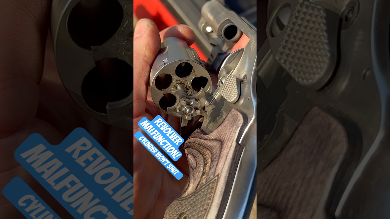Revolver Malfunctions-Why Revolvers are an ADVANCED Option, not a BEGINNER/NOVICEOption #shorts