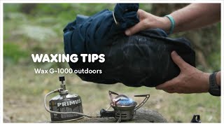 How To Wax Padded G1000 Fjallraven Jackets, Greenland re Wax and relax