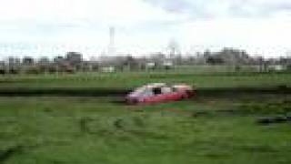 Marsh's paddock racing party - car jump