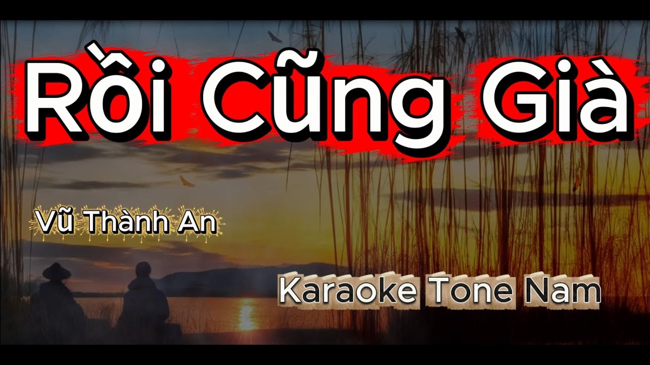 Rồi Cũng Già  - Karaoke Tone Nam