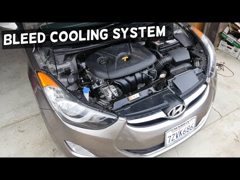 Video: Wie bekomme ich die Luft aus meinem Kühlsystem Hyundai Elantra?