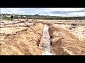 Dam Bursts into diverted river