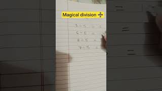 Magical division#mathstricks #smartstudy #quickmath #examprep #easytrick