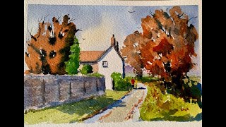 How to paint Autunm in the countryside,from choosing the subject, finishing up with your own picture by   Watercolour Painting Lessons. 293 views 1 year ago 36 minutes