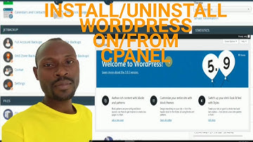 How to uninstall and reinstall wordpress in cpanel