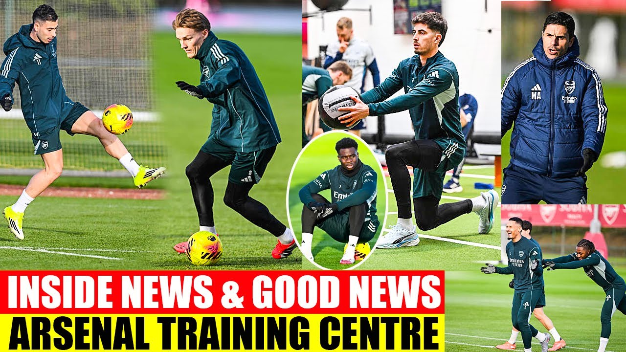 Arsenal Returns to Full Training: Odegaard,Saka & havertzBig Boost Ahead of Nottingham Forest Clash