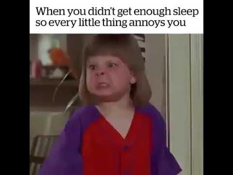 When You Didn't Get Enough Sleep And Everything Annoys You | Gif - YouTube