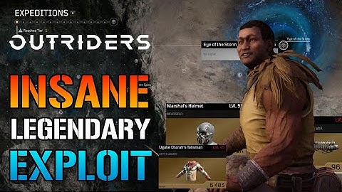 Outriders: INSANE LEGENDARY EXPLOIT Get ALL Tiago LEGENDARYS In 15 Minutes! (Legendary Exploit)