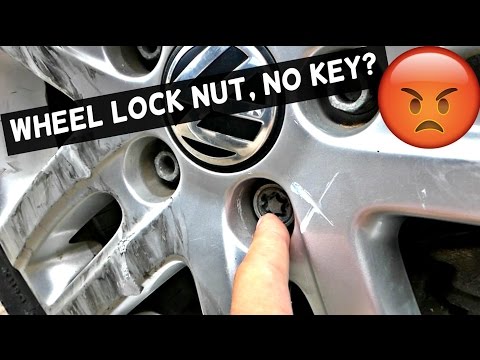 how-to-remove-a-wheel-lock-nut-without-a-key-wheel-|-lock-bolt-removing