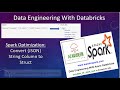 Apache spark  databricks  convert json string to struct  spark optimization  azure data engineer