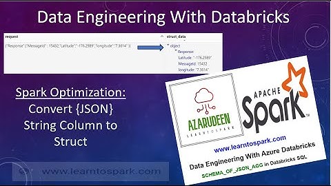 Apache Spark | Databricks | Convert JSON String to Struct - Spark Optimization | Azure Data Engineer