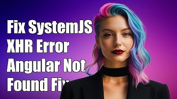 Fixing SystemJS XHR Error: @angular/common.umd.js Not Found Solution