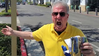 Man Claims To Own The Street Corner And Says Cameramen Don’t Belong There!