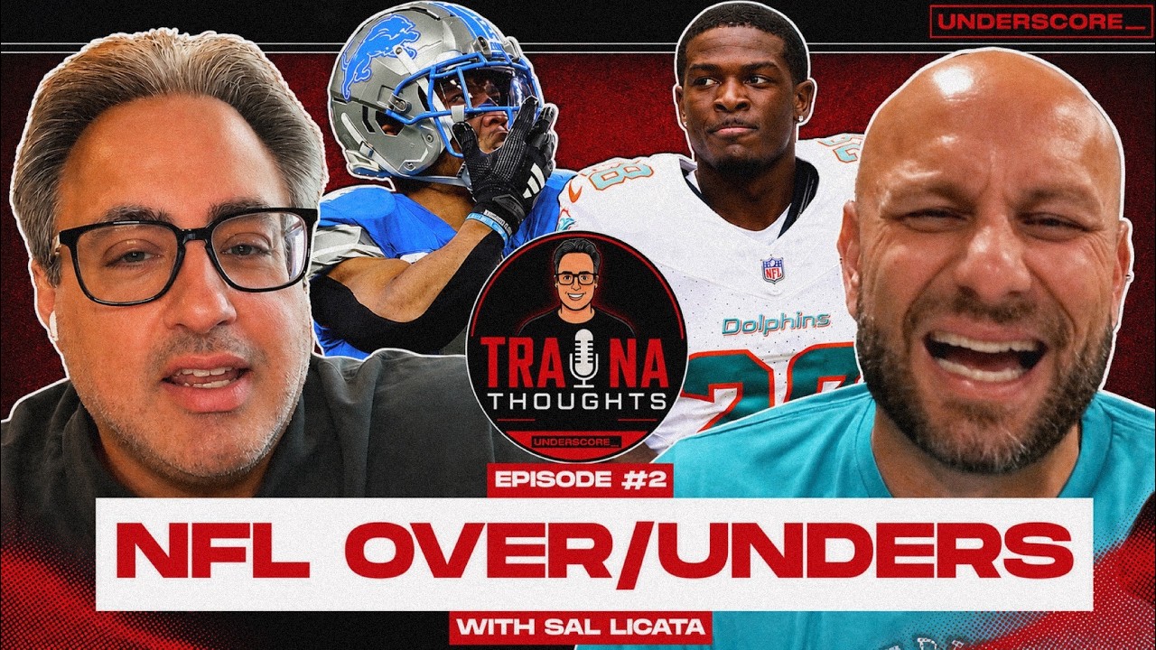 Traina Thoughts: NFL over/unders, College football screws its fans; Dunkin' Donuts and more