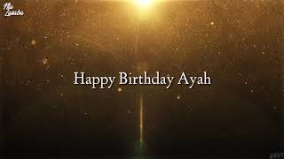Status WA HappyBirthday Ayah