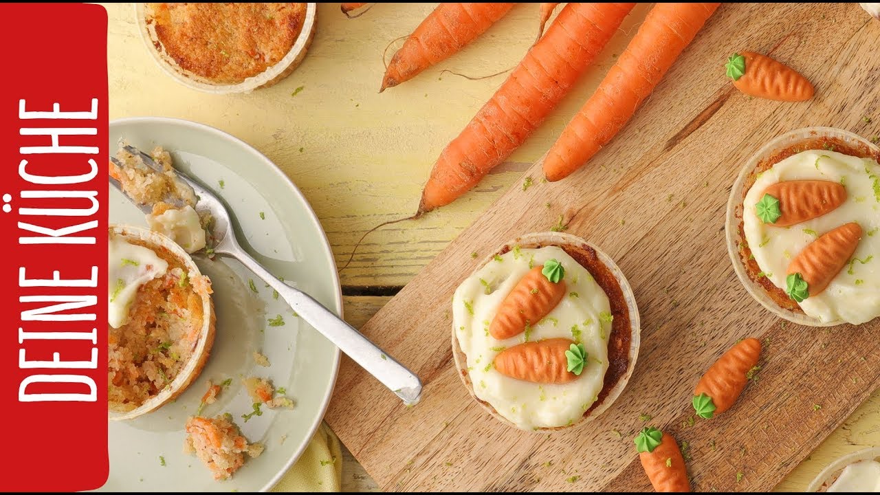 Karottenkuchen 2.0 Glutenfreie RübliMuffins mit REWE Deine Küche YouTube