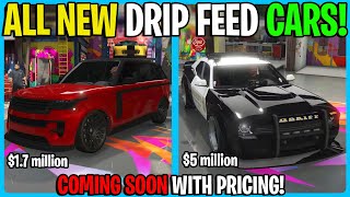 ALL UNRELEASED Drip Feed Cars In CHOP SHOP DLC! (With Prices - GTA 5 ONLINE)