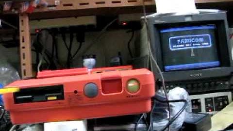 TESTING of Nintendo Twin Famicon AN505 RED