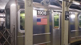 ⁴ᴷ R62A #1908 on the 42 St Shuttle Track 3 at Times Square