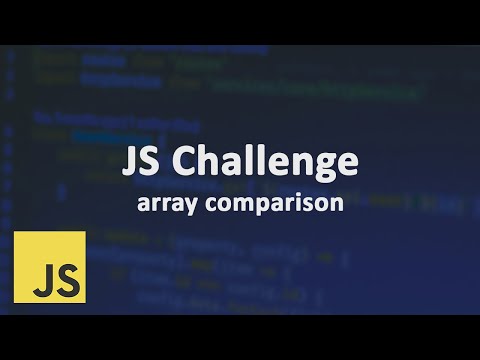 JS Interview Challenges - array comparison (Arabic)