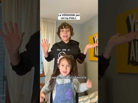 Video PARODIA TU MI PIACI Questa è la versione per chi ha figli , in coro FATE PACE, FATE PACE: